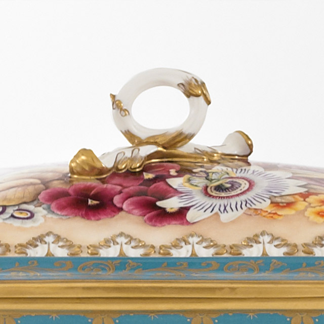 Floral Hand Painted Luxury Ceramic Box
